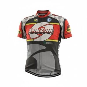Spin Zone Cycling Short-Sleeve Racing Jersey Multicolor Size Medium